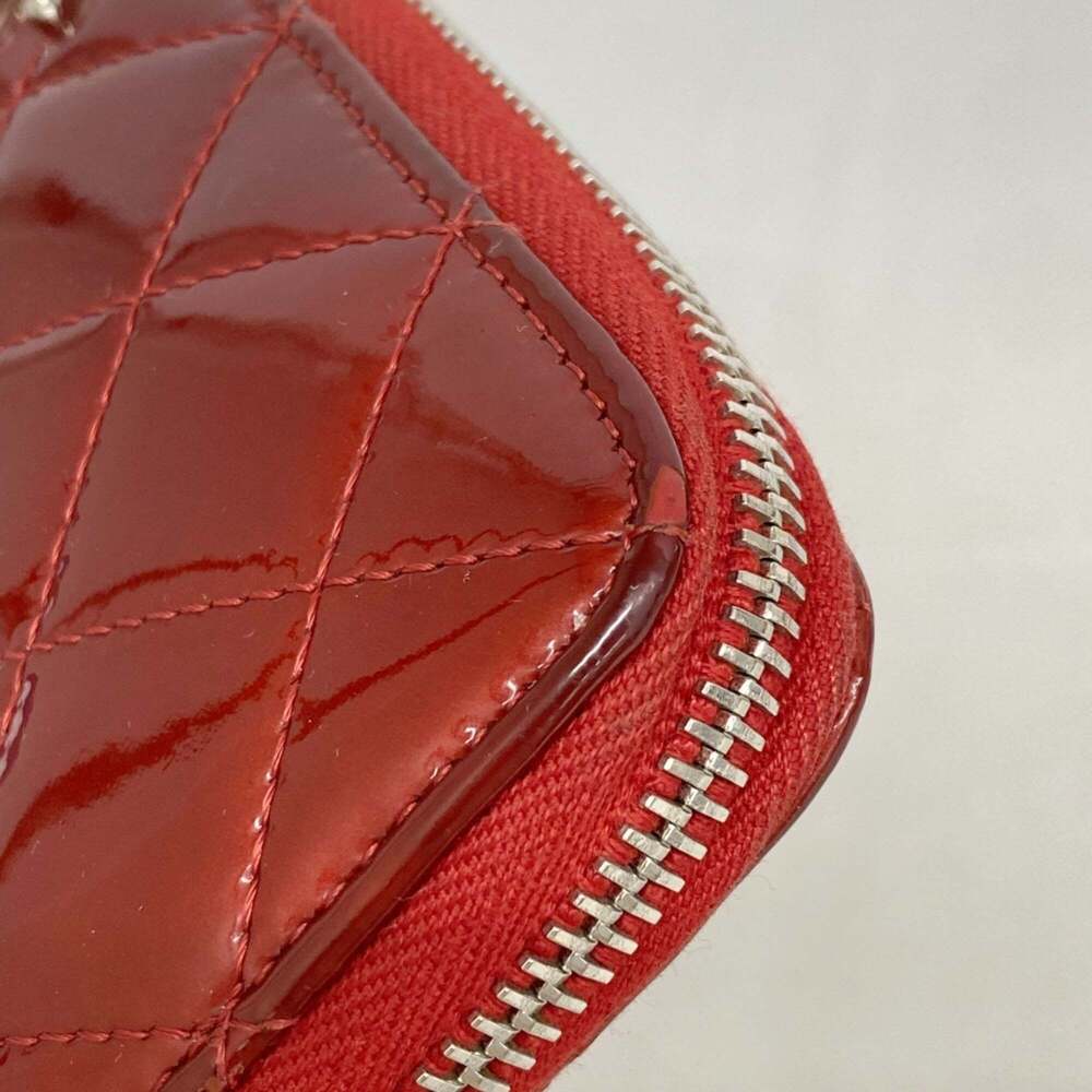 CHANEL Red Leather Wallet - Picture 6 of 14